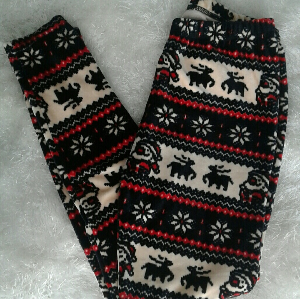 Velvet like leggings - Picture 2 of 2